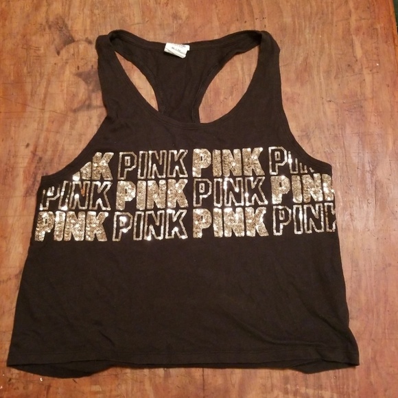 PINK Victoria's Secret Tops - $⬇️ Pink Victoria Secret bling tank
